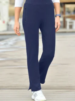 Freizeithose mit langem Reißverschluss seitlich