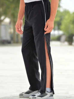 Freizeithose mit Reißverschluss bis zur Hüfte