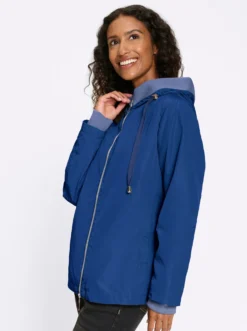 Freizeitjacke mit Kapuze
