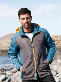 Funktionsjacke mit abzippbaren Ärmeln