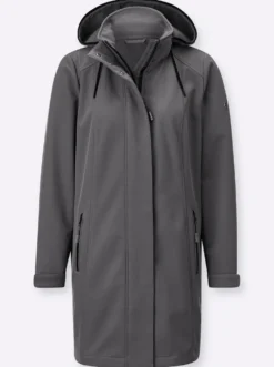 Funktionsjacke mit Fleece-Futter