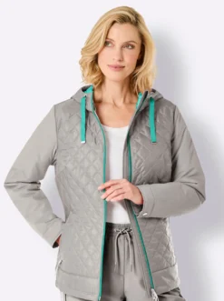 Funktionsjacke mit hinten längerem Saum