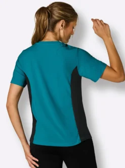Funktionsshirt mit Kontrast-Einsätzen