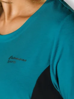 Funktionsshirt mit Kontrast-Einsätzen