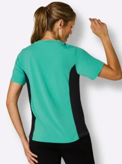 Funktionsshirt mit Kontrast-Einsätzen