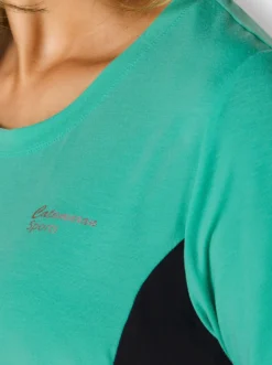 Funktionsshirt mit Kontrast-Einsätzen