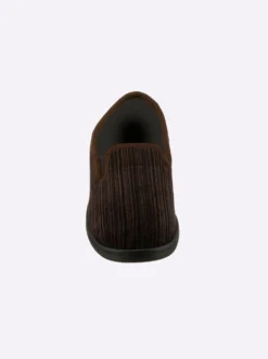 Hausschuh in Cord-Qualität