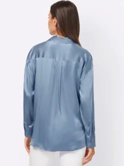 Hemdbluse aus Seidenmischung