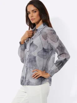 Hemdbluse inklusive Viskose-Top