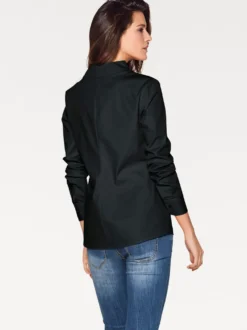 Hemdbluse mit Stehkragen