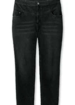High-waist-Jeans in schmaler Form