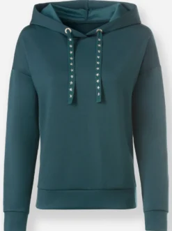 Hoodie mit Ziernieten