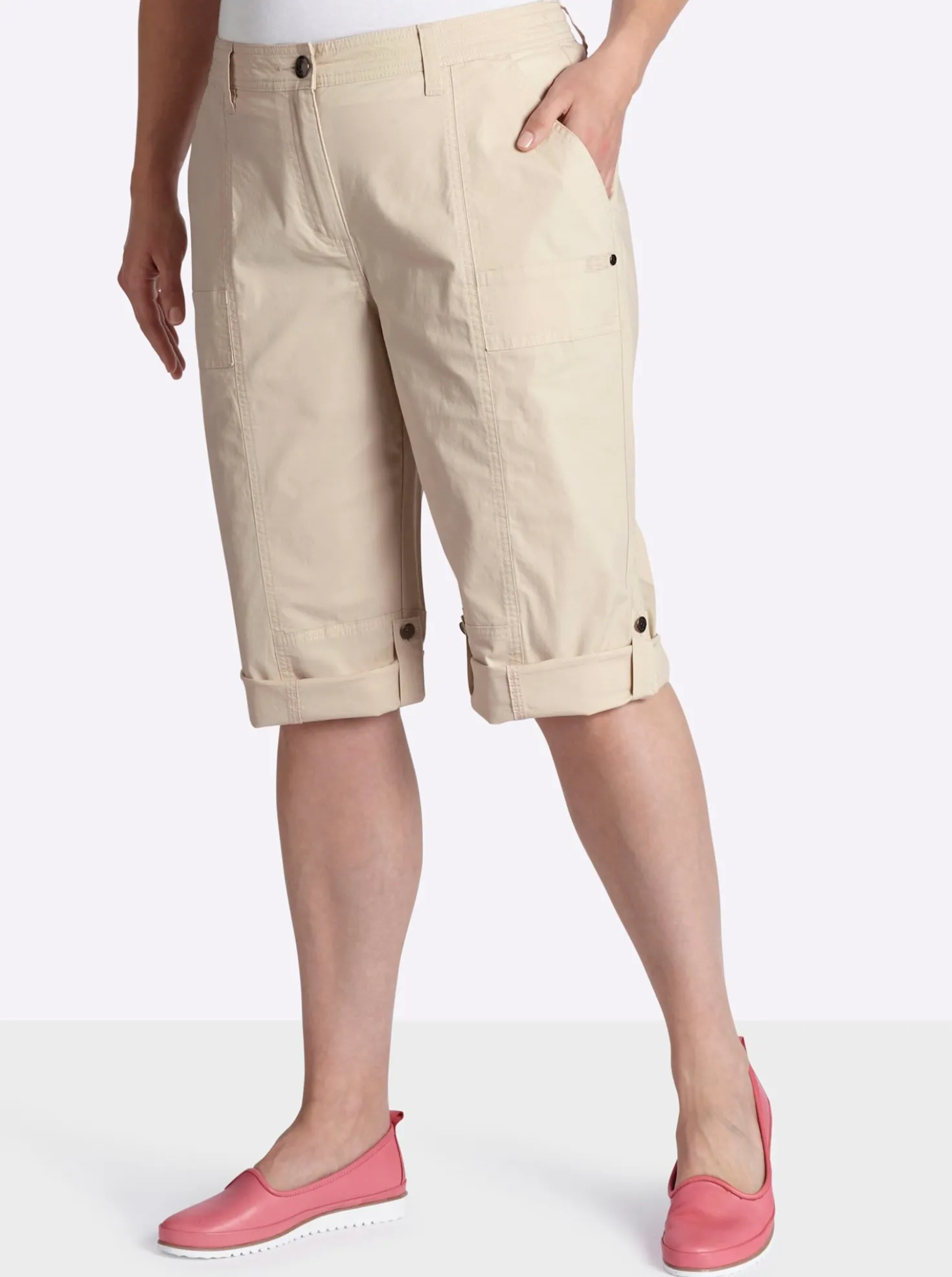 3/4-Hose mit Krempelfunktion