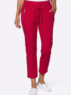 7/8-Hose mit Reißverschluss-Taschen