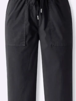 7/8-Hose mit Rundum-Dehnbund, gerafft