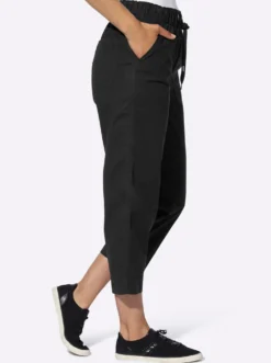7/8-Hose mit Rundum-Dehnbund, gerafft
