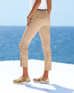 7/8-Hose vertiefte Leibhöhe