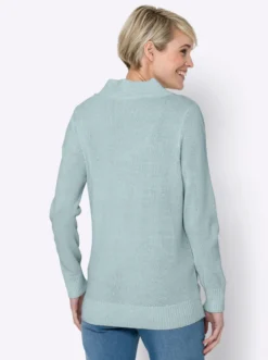 2-in-1-Pullover in Melange-Optik