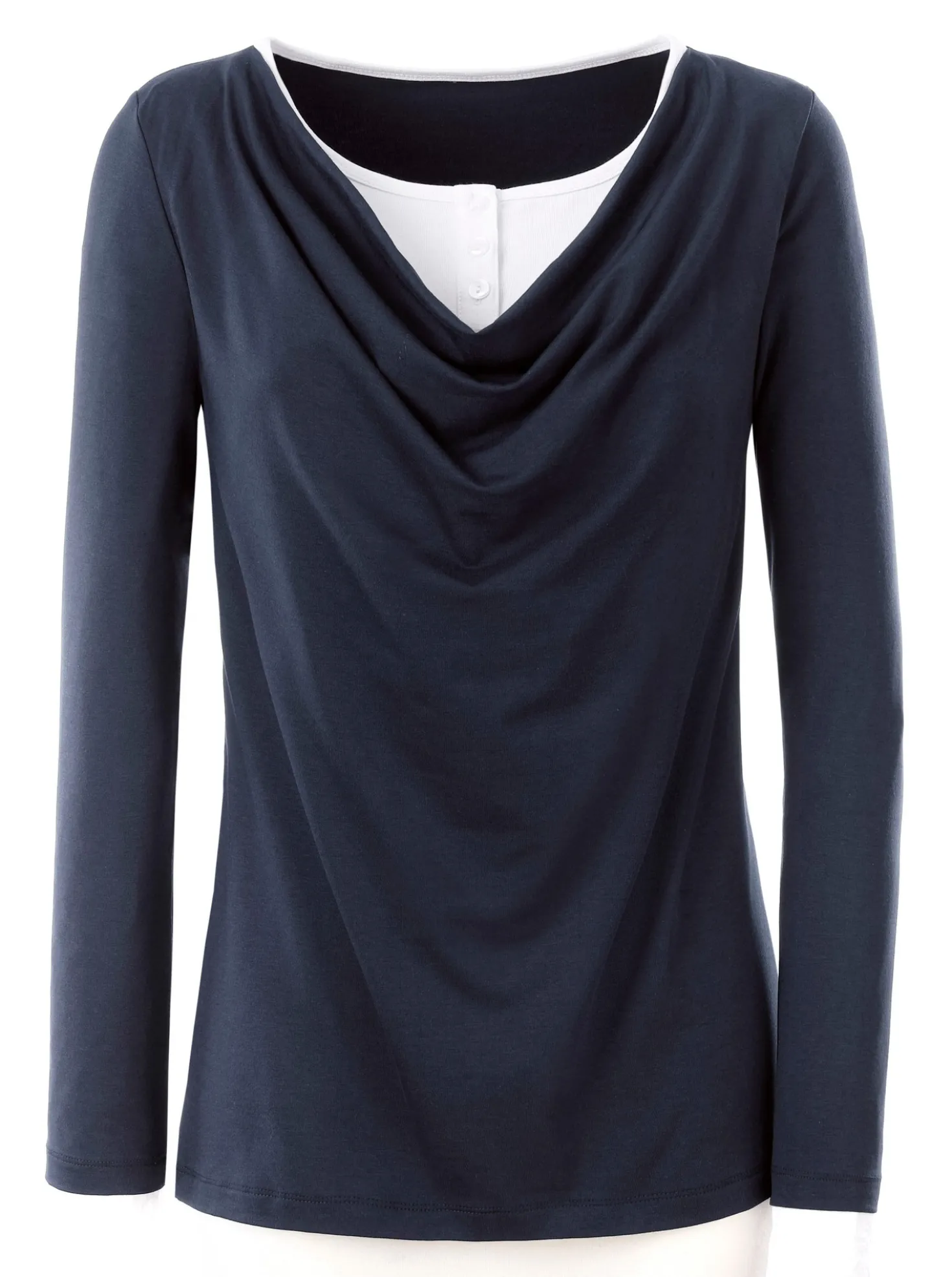2-in-1-Shirt in elastischer Qualität