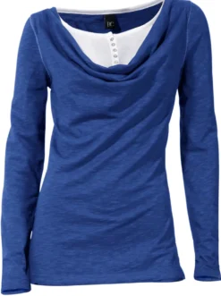 2-in-1-Shirt in elastischer Qualität
