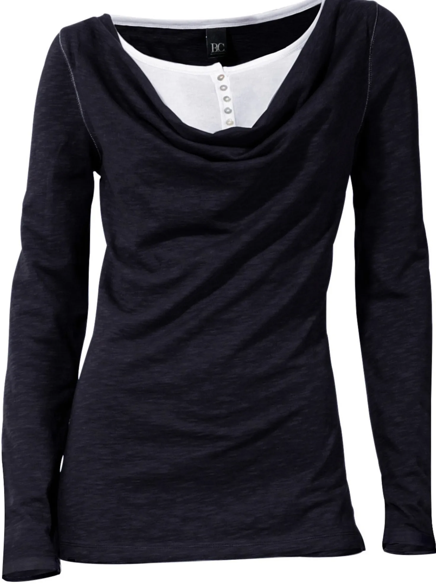 2-in-1-Shirt in elastischer Qualität