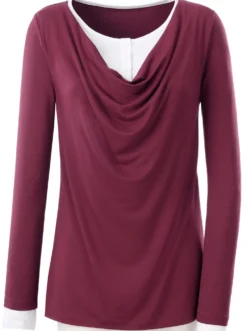 2-in-1-Shirt in elastischer Qualität