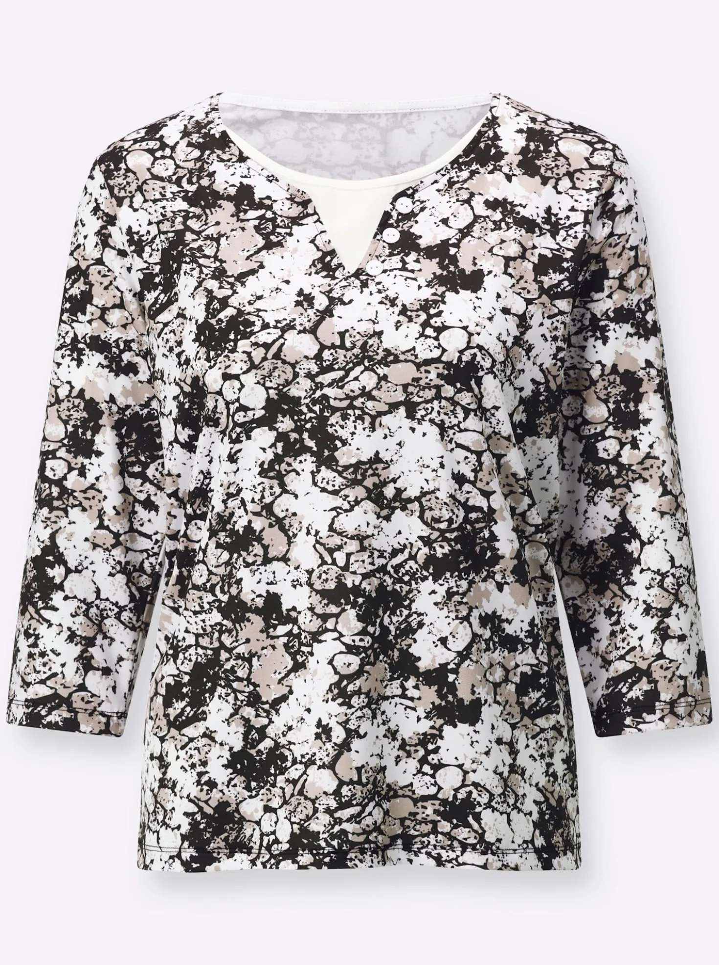 2-in-1-Shirt in formstabiler Jersey-Qualität