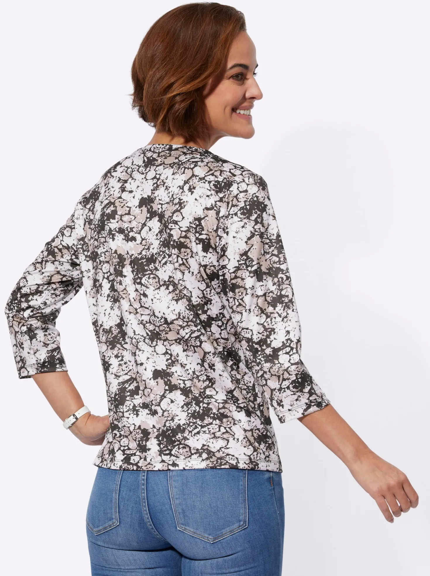 2-in-1-Shirt in formstabiler Jersey-Qualität