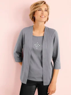 2-in-1-Shirt mit Einsatz vorne