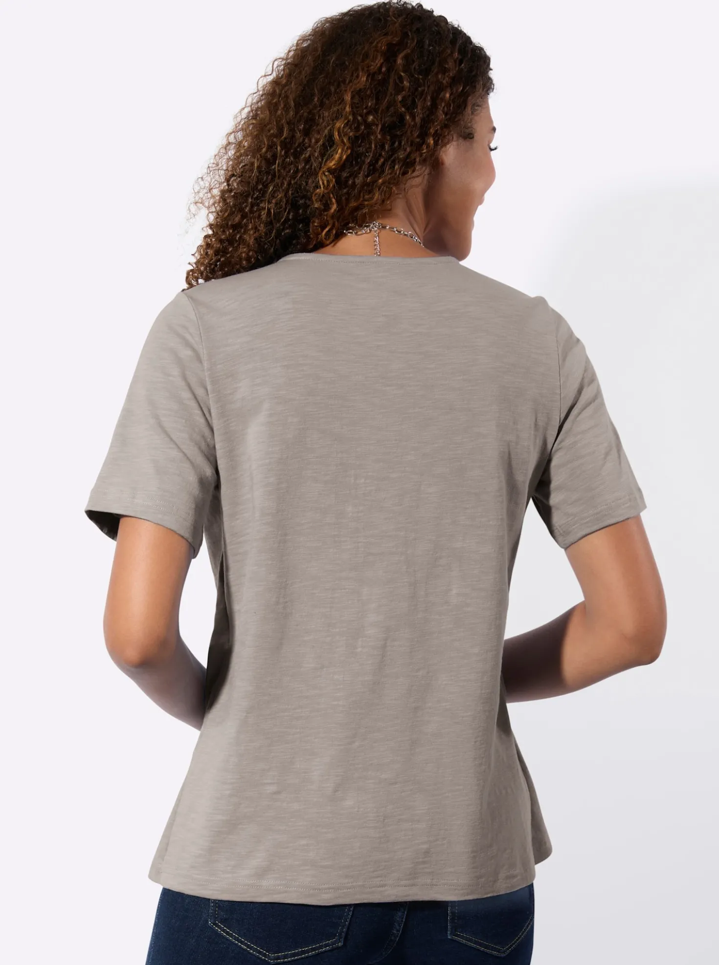2-in-1-Shirt mit Knoten-Detail