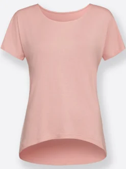 2-in-1-Shirt mit Ringel-Top