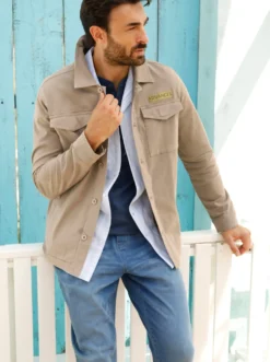Jacke mit Klettverschluss-Brusttaschen