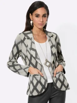Jacquardblazer , leicht tailliert