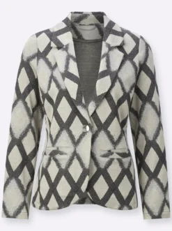 Jacquardblazer , leicht tailliert
