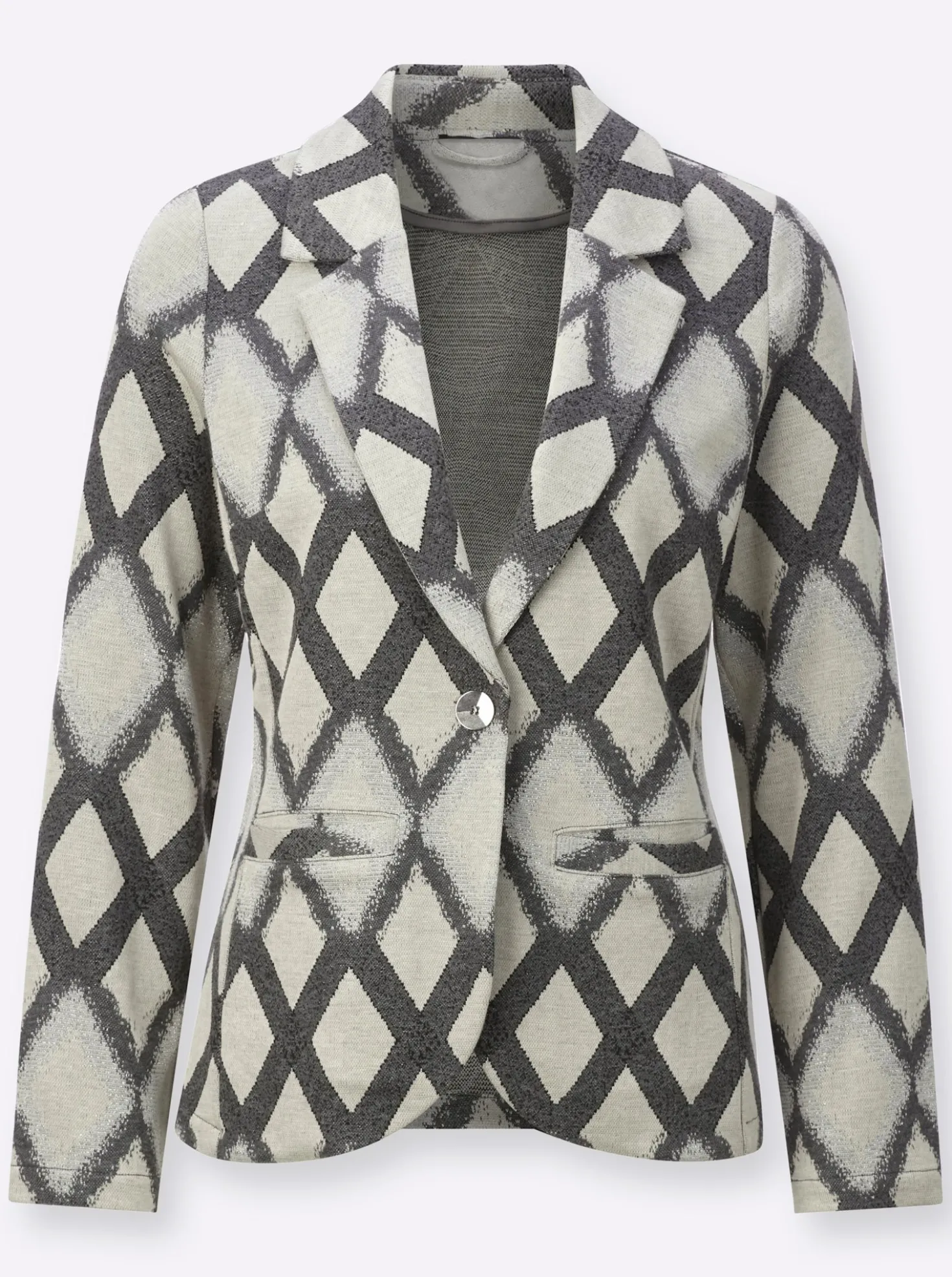 Jacquardblazer , leicht tailliert