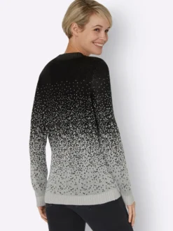 Jacquardpullover aus Jacquard-Strick