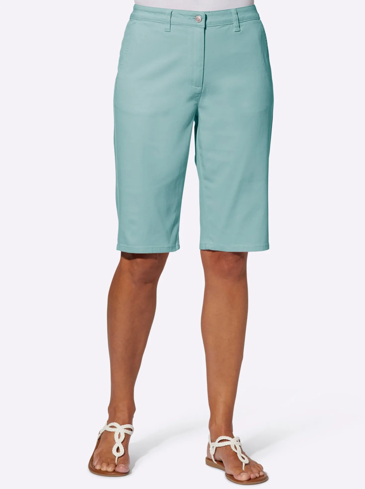 Jeansbermudas in Baumwoll-Stretch-Qualität
