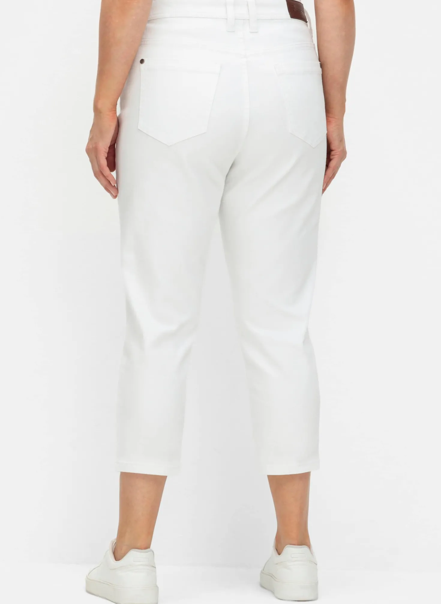 7/8-Jeans in schmaler Form, mit Kontrasttape
