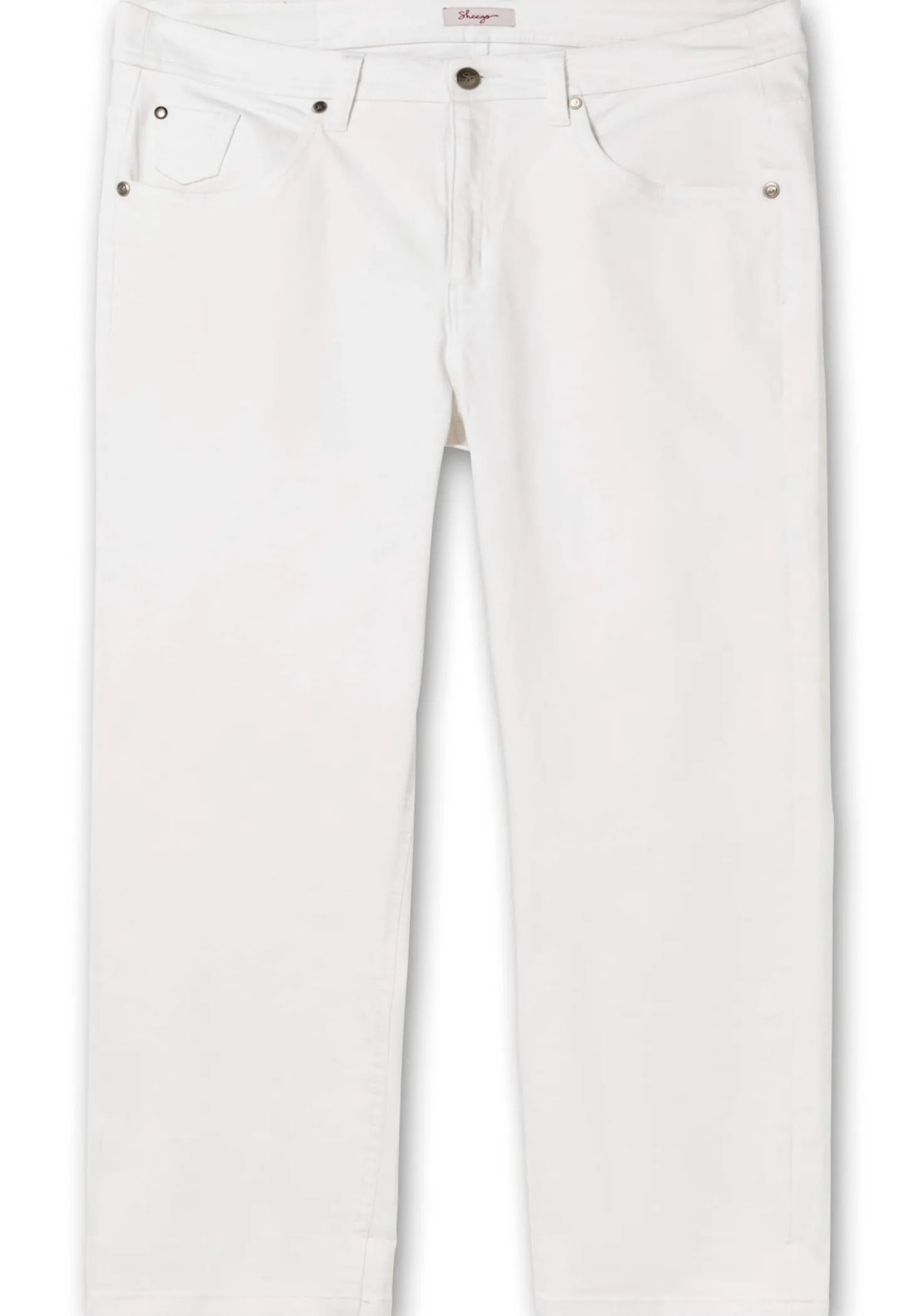 7/8-Jeans in schmaler Form, mit Kontrasttape