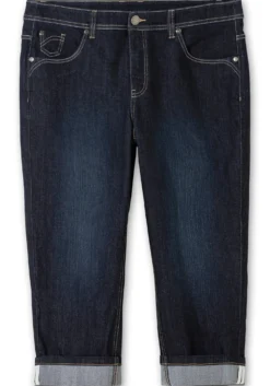 7/8-Jeans in schmaler Form, mit Kontrasttape