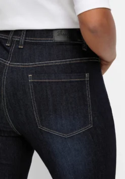 7/8-Jeans in schmaler Form, mit Kontrasttape