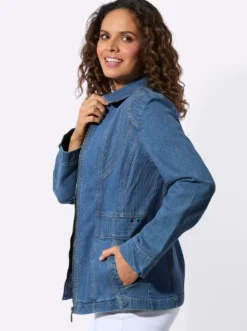 Jeansjacke in Twill-Qualität