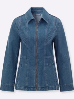 Jeansjacke in Twill-Qualität