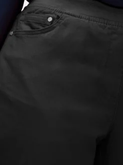 7/8-Jeans mit Jersey-Bund in softer Qualität