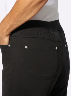 7/8-Jeans mit Jersey-Bund in softer Qualität