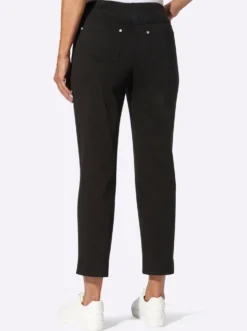 7/8-Jeans mit Jersey-Bund in softer Qualität