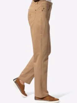 Jeans mit Metallplättchen-Deko