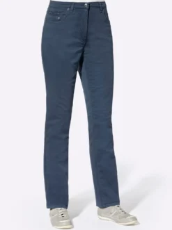 Jeans mit Metallplättchen-Deko
