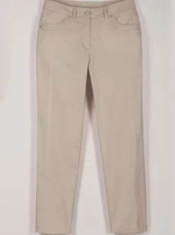 7/8-Jeans mit optisch streckenden Nähten