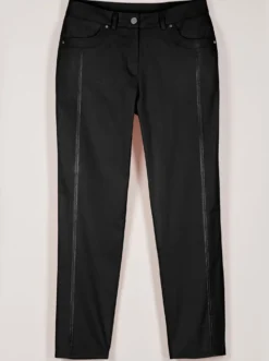 7/8-Jeans mit optisch streckenden Nähten